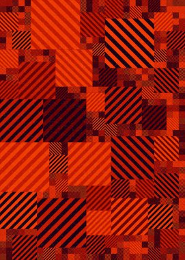 soyut geometrik desen üretken hesaplayıcı vektör sanat çizimi