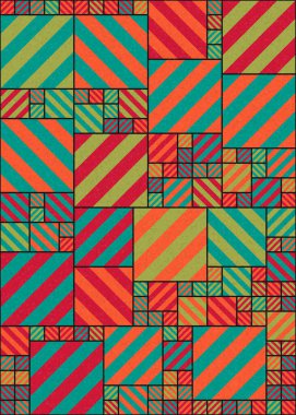 soyut geometrik desen üretken hesaplayıcı vektör sanat çizimi