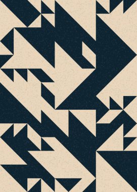 soyut geometrik desen üretken hesaplayıcı vektör sanat çizimi