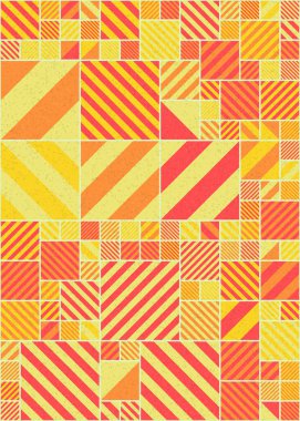 soyut geometrik desen üretken hesaplayıcı vektör sanat çizimi