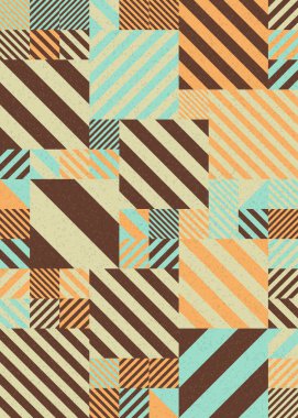 soyut geometrik desen üretken hesaplayıcı vektör sanat çizimi