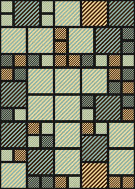 soyut geometrik desen üretken hesaplayıcı vektör sanat çizimi