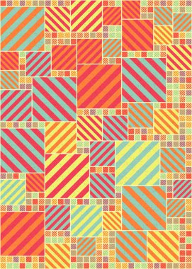 soyut geometrik desen üretken hesaplayıcı vektör sanat çizimi