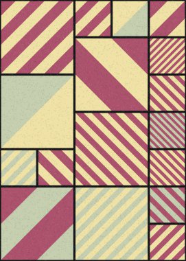 soyut geometrik desen üretken hesaplayıcı vektör sanat çizimi