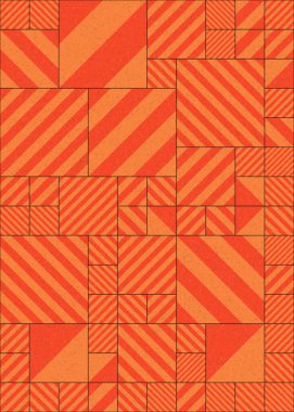 soyut geometrik desen üretken hesaplayıcı vektör sanat çizimi