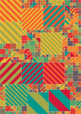 soyut geometrik desen üretken hesaplayıcı vektör sanat çizimi