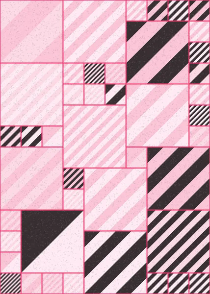抽象幾何学パターン生成計算ベクトルアートイラスト — ストックベクタ