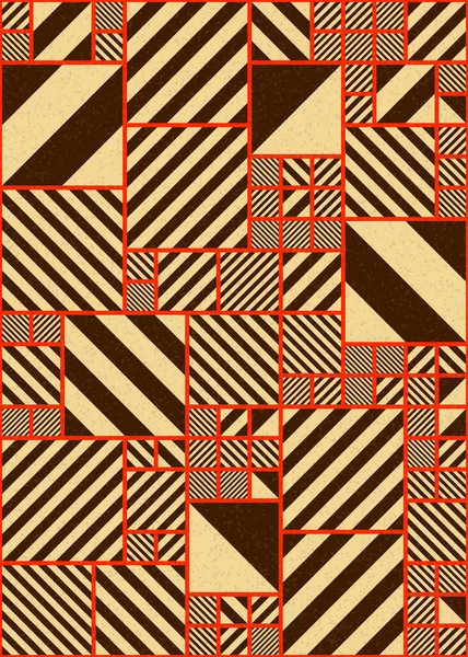 抽象幾何学パターン生成計算ベクトルアートイラスト — ストックベクタ