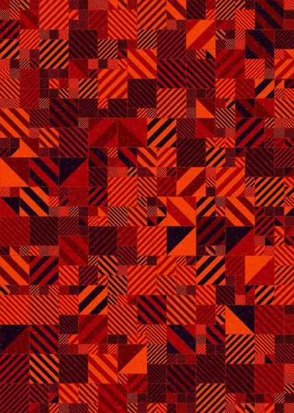 Abstrakte Geometrische Muster Generative Computergestützte Vektorgrafik Illustration — Stockvektor