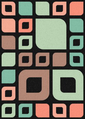 soyut geometrik desen üretken hesaplayıcı vektör sanat çizimi