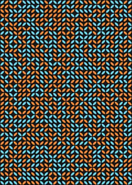 soyut geometrik desen üretken hesaplayıcı vektör sanat çizimi