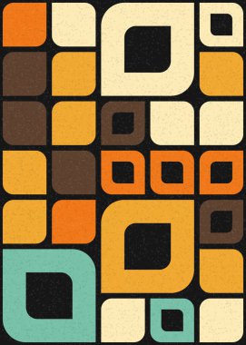 soyut geometrik desen üretken hesaplayıcı vektör sanat çizimi