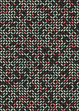 soyut geometrik desen üretken hesaplayıcı vektör sanat çizimi