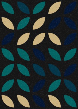 soyut geometrik desen üretken hesaplayıcı vektör sanat çizimi