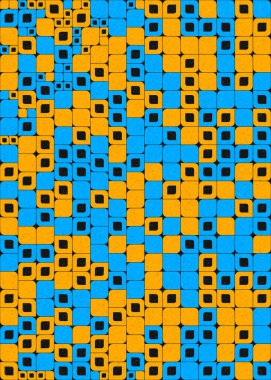 soyut geometrik desen üretken hesaplayıcı vektör sanat çizimi