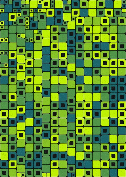 Astratto Modello Geometrico Generativo Calcolo Vettoriale Arte Illustrazione — Vettoriale Stock