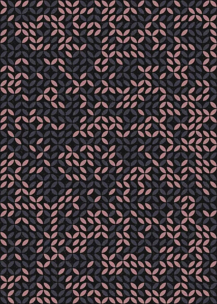 Abstrakte Geometrische Muster Generative Computergestützte Vektorgrafik Illustration — Stockvektor