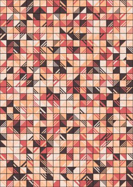 Soyut geometrik desen, vektör illüstrasyon tasarımı