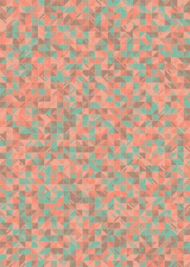 Soyut Geometrik Desen üretken hesaplama sanatı çizimi