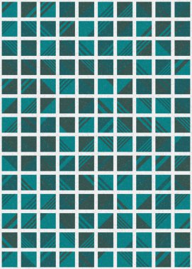 Soyut Geometrik Desen üretken hesaplama sanatı çizimi