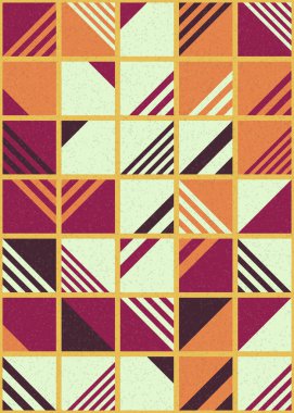 Soyut geometrik desen, vektör illüstrasyon tasarımı