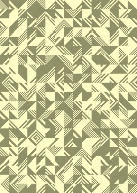 Soyut Geometrik Desen üretken hesaplama sanatı çizimi