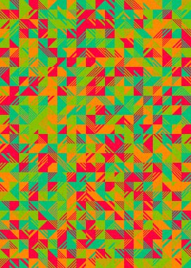 Soyut geometrik desen, vektör illüstrasyon tasarımı