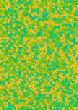 Soyut Geometrik Desen üretken hesaplama sanatı çizimi