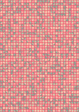 Soyut Geometrik Desen, hesaplama sanatı çizimi