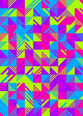 Soyut geometrik desen, vektör illüstrasyon tasarımı