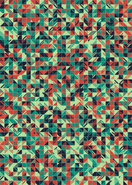 Soyut geometrik desen, vektör illüstrasyon tasarımı