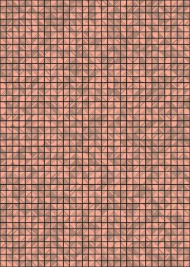 Soyut Geometrik Desen üretken hesaplama sanatı çizimi