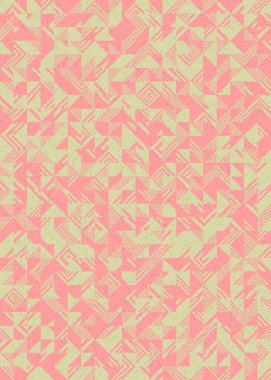 Soyut Geometrik Desen üretken hesaplama sanatı çizimi