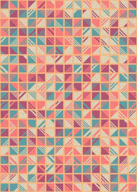 Soyut geometrik desen, vektör illüstrasyon tasarımı