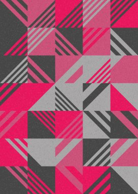 Soyut geometrik desen, vektör illüstrasyon tasarımı