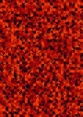 Soyut Geometrik Desen üretken hesaplama sanatı çizimi