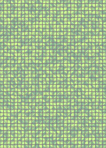 Abstrakte Geometrische Muster Generative Computergestützte Kunstillustration — Stockvektor