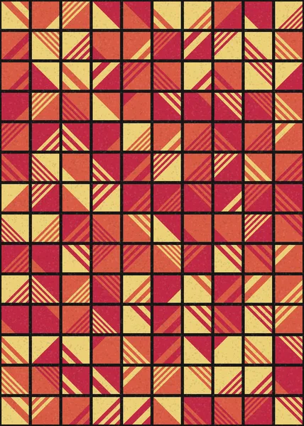 Patrón Geométrico Abstracto Diseño Ilustración Vectorial — Vector de stock