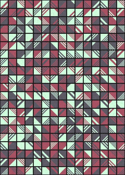 Abstract Geometrisch Patroon Vector Illustratie Ontwerp — Stockvector