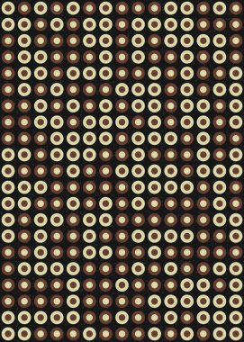 Soyut Geometrik Desen üretken hesaplama sanatı çizimi