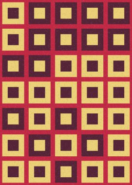 Soyut Geometrik Desen üretken hesaplama sanatı çizimi