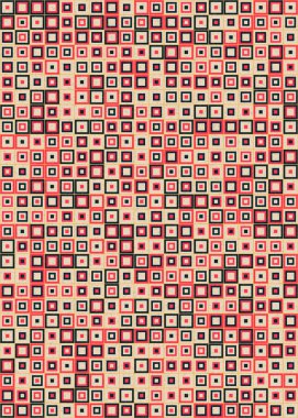 Soyut Geometrik Desen üretken hesaplama sanatı çizimi