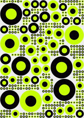 Soyut Geometrik Desen, hesaplama sanatı çizimi