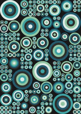 Soyut Geometrik Desen üretken hesaplama sanatı çizimi