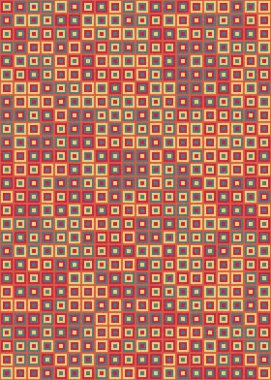 Soyut Geometrik Desen, hesaplama sanatı çizimi