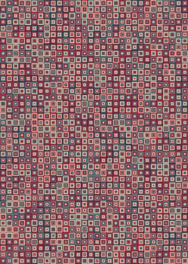 Soyut Geometrik Desen üretken hesaplama sanatı çizimi