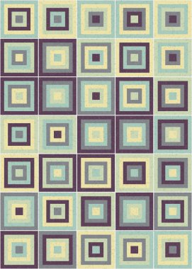 Soyut Geometrik Desen üretken hesaplama sanatı çizimi