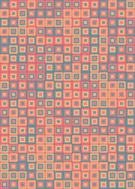 Soyut Geometrik Desen üretken hesaplama sanatı çizimi