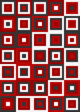 Soyut Geometrik Desen üretken hesaplama sanatı çizimi