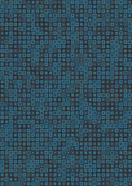 Soyut Geometrik Desen üretken hesaplama sanatı çizimi